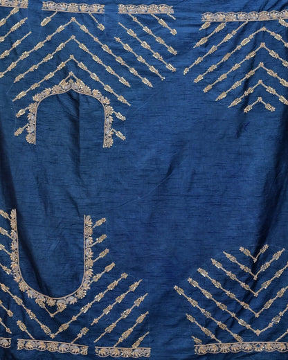 Gold Tissue Kora Saree image 5