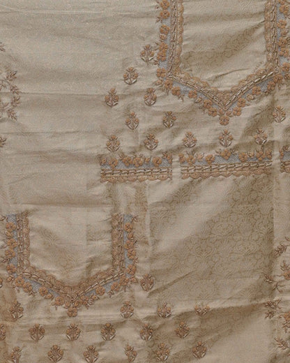 Tissue Saree with Abstract Border image 5