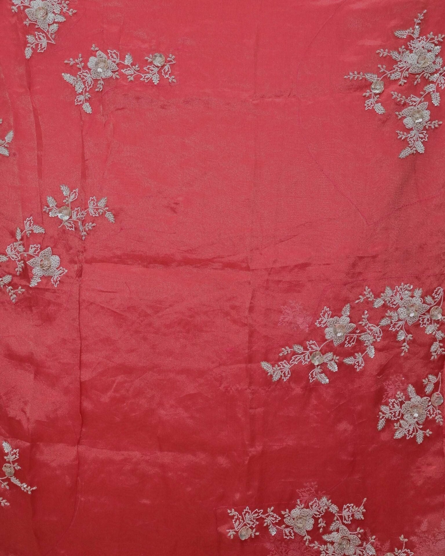 Tomato Tissue Saree image 5