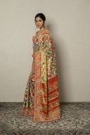 Tissue Patola Silk Saree With Traditional Motifs