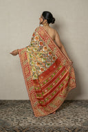 Tissue Patola Silk Saree With Traditional Motifs