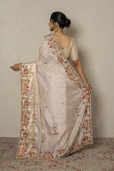 Banarasi Soft Silk Tissue Saree With Baraati Border