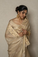 Soft Weave Tissue With Mukaish Border