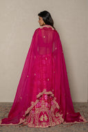 Regal Ghatchola Bandhej Silk Ghagra with Intricate Zardozi Work