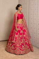 Rani Pink Silk Lehenga Set