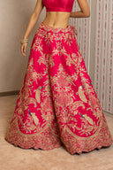 Rani Pink Silk Lehenga Set