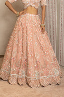 Silk Zardozi Lehenga Set