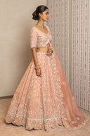 Silk Zardozi Lehenga Set