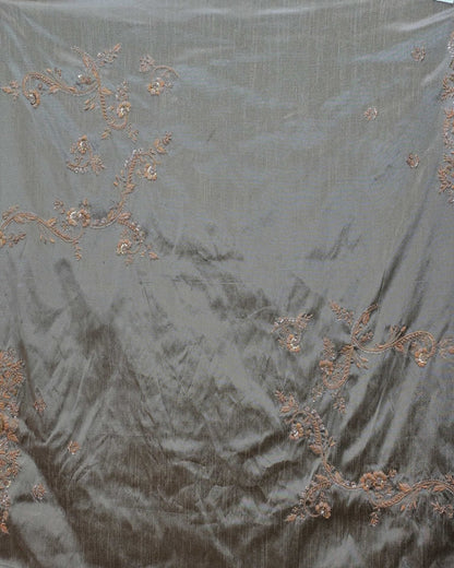 Tissue Weave Saree with Double Border image 5