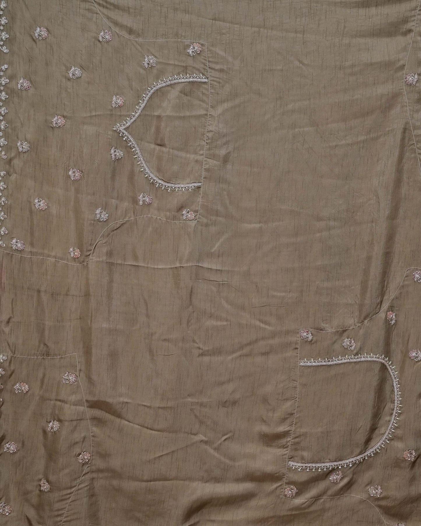 Green Organza Saree image 5