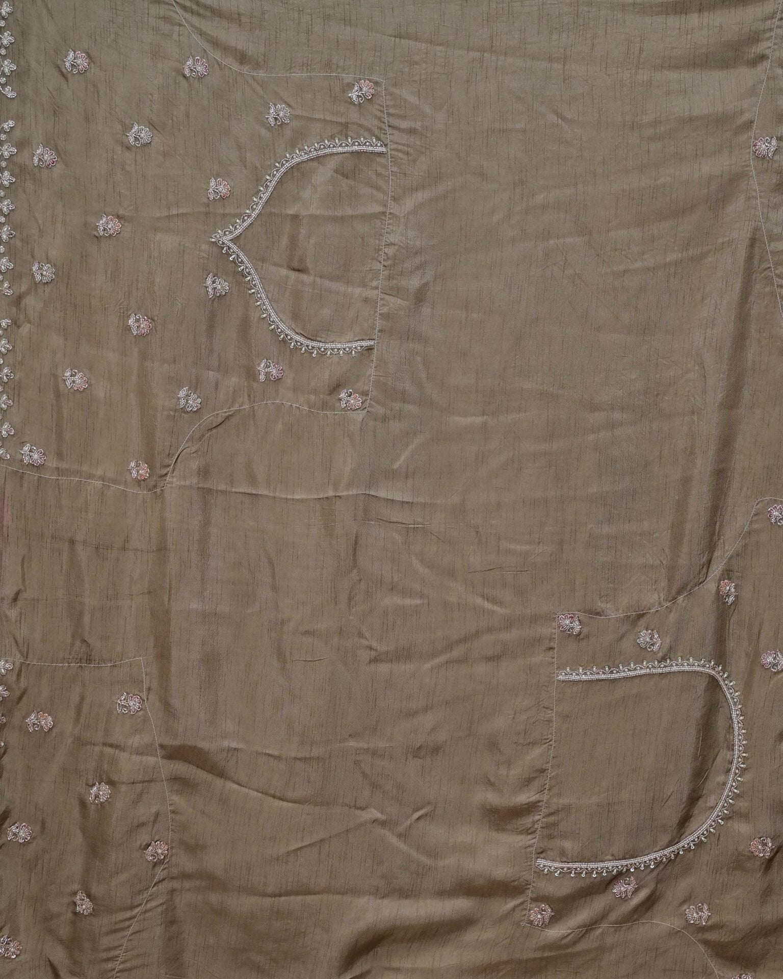 Green Organza Saree image 5