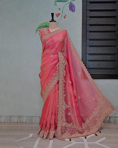 Rani Tissue saree image 0