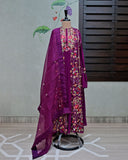 Crush Anarkali with Organza Dupatta image 0
