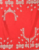 Red Silk Bridal Lehenga image 3