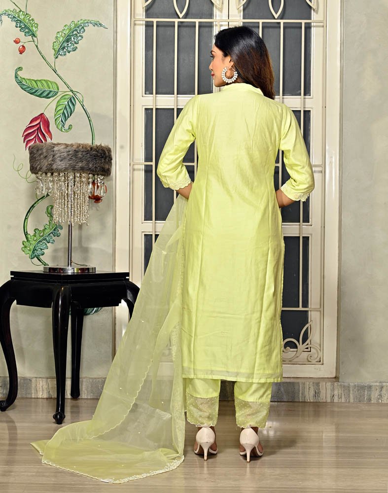 green short kurti with cigarette pants  Theunstitchd Womens Fashion Blog