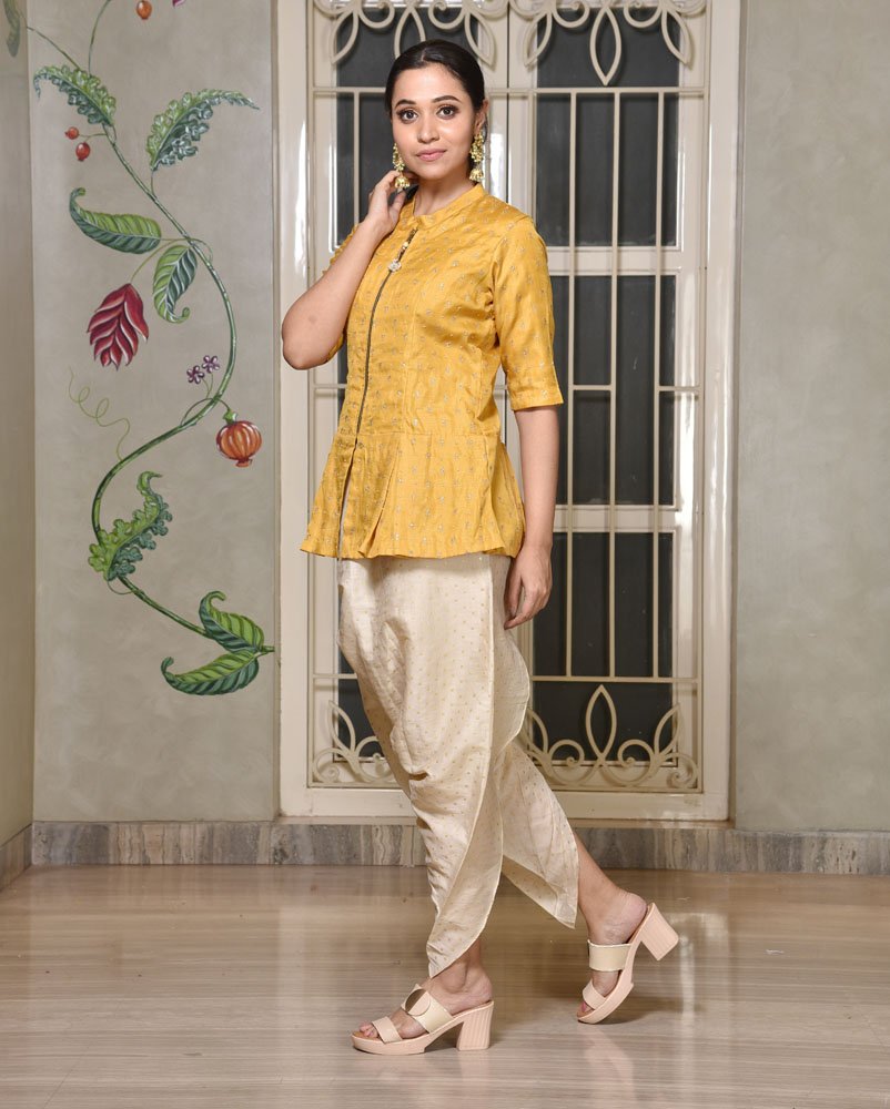 Printed top with dhoti pants  SOUP by Sougat Paul